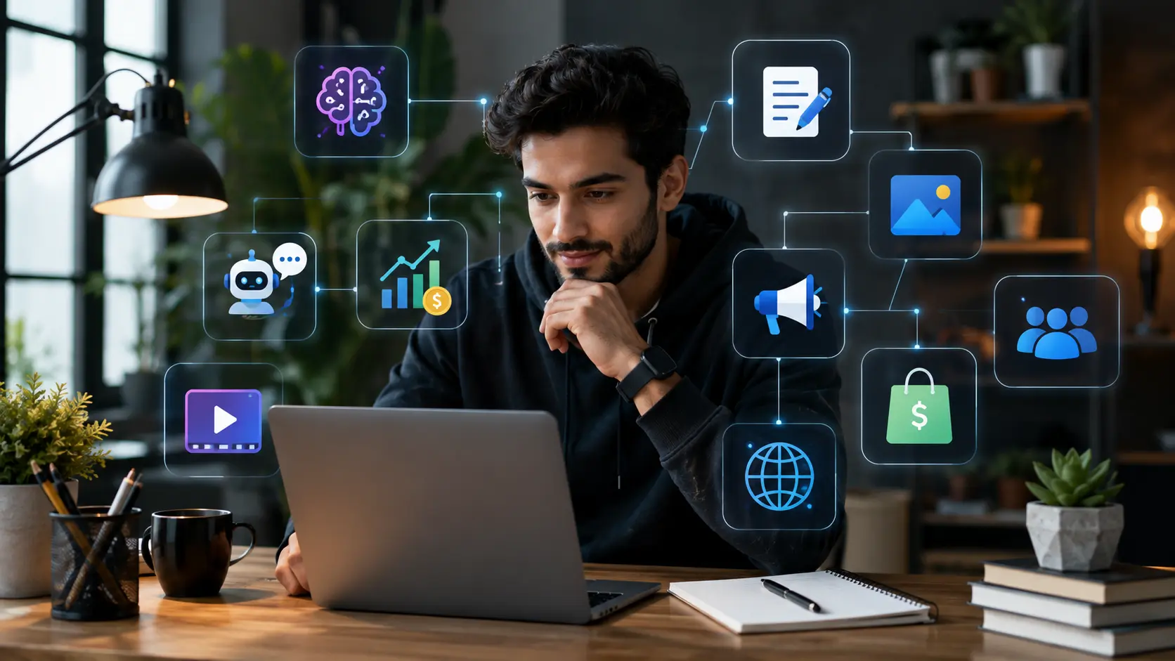 high margin side hustles with AI tools