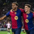 Barcelona vs Athletic Bilbao match highlights and players celebrating goal