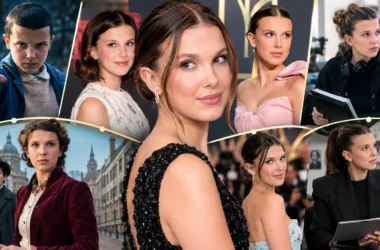 Millie Bobby Brown career timeline featuring her roles from Stranger Things to producer
