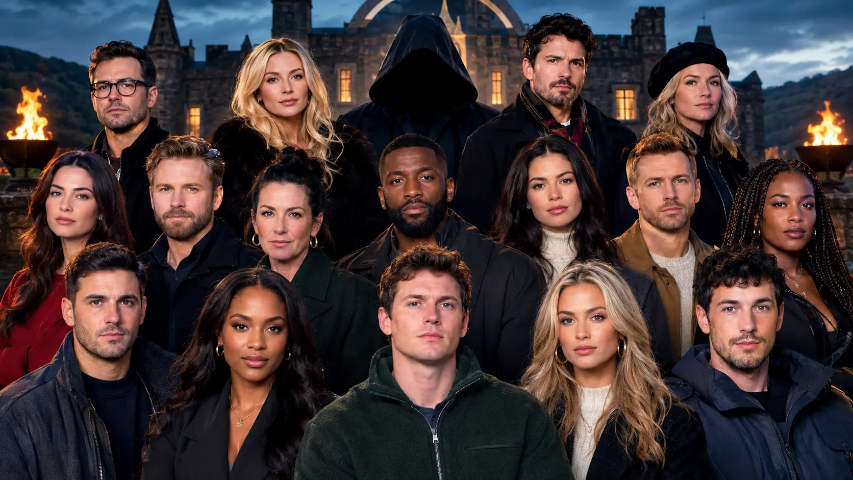 The Traitors Cast 2026 featured image showing contestants for New Blood season