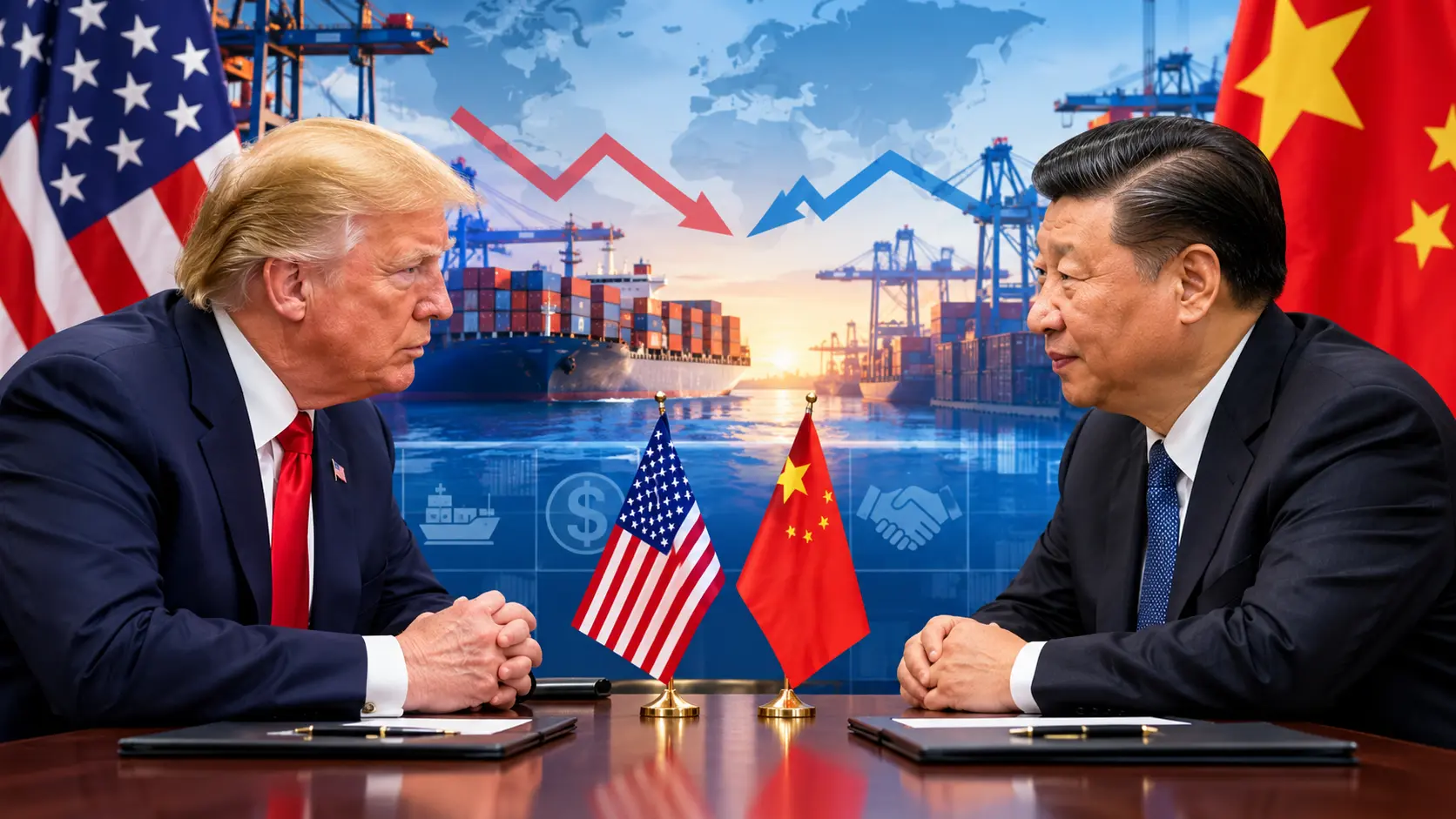 President Trump and President Xi Jinping meeting at Trump-Xi Summit 2026