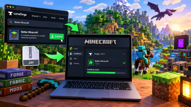 How to Download & Install Minecraft Mods Safely