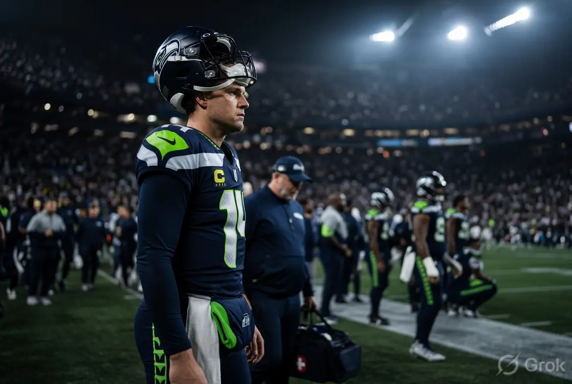 Sam Darnold injury update during Seattle Seahawks game