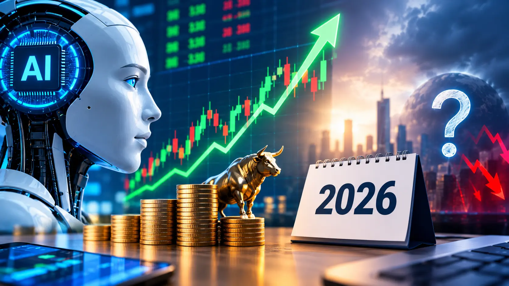 AI stocks bullish trends and uncertain 2026 market growth