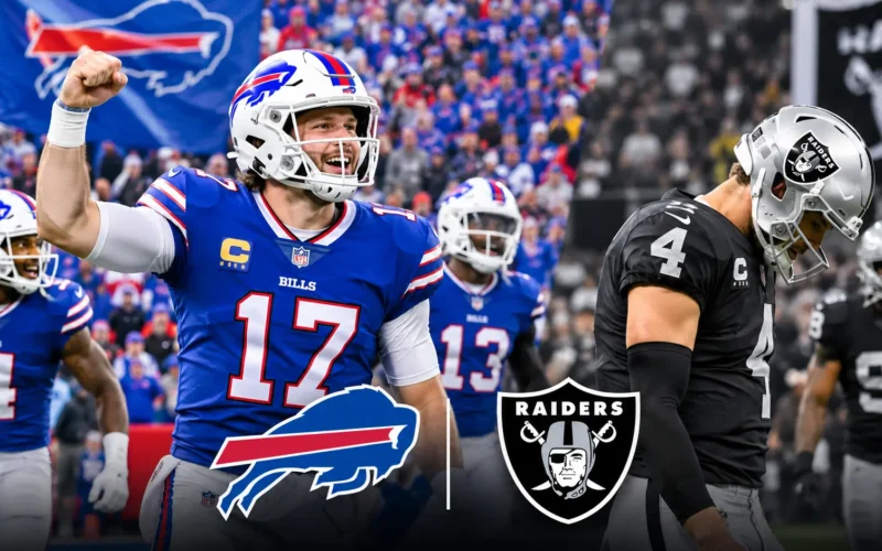 Bills vs Raiders game action and final score recap