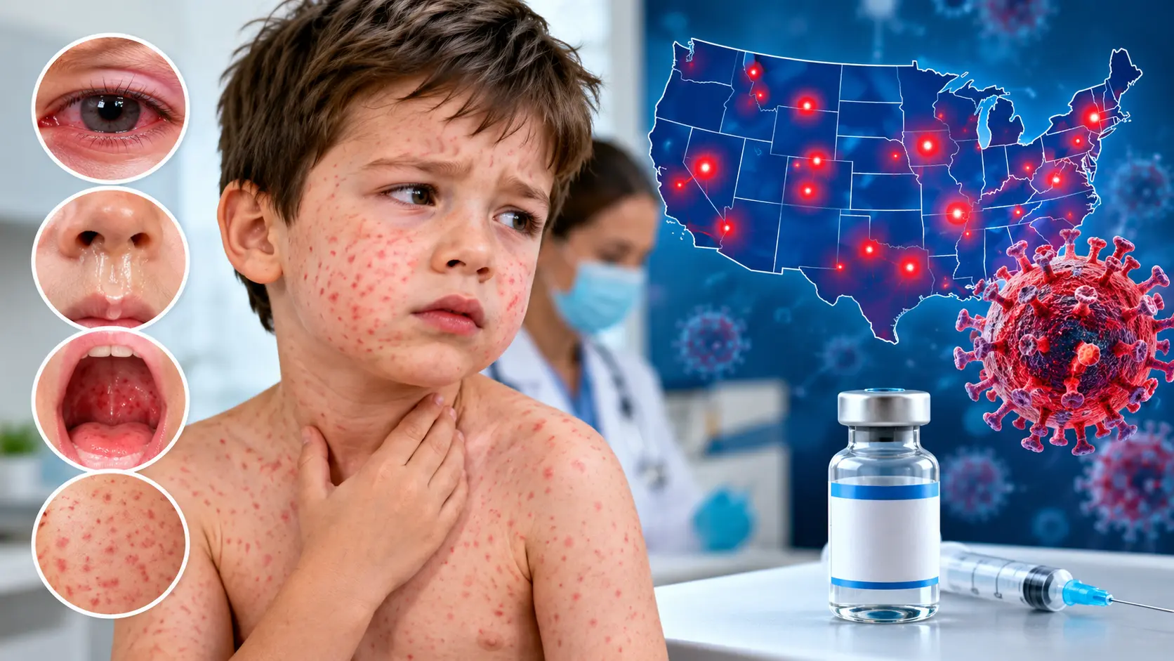 Measles cases rising in the US in 2026 symptoms and vaccination awareness