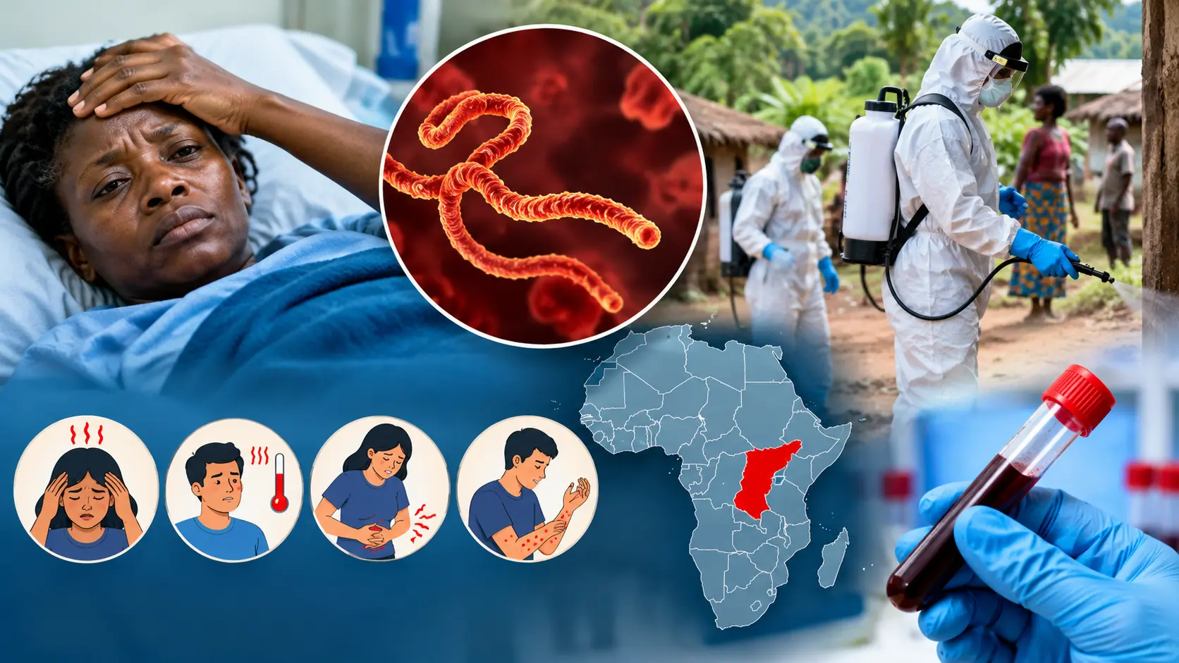 Bundibugyo Ebola virus outbreak response and symptoms overview